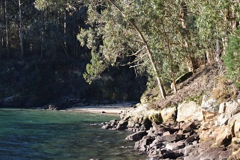 Playa de A Dreira en Marín