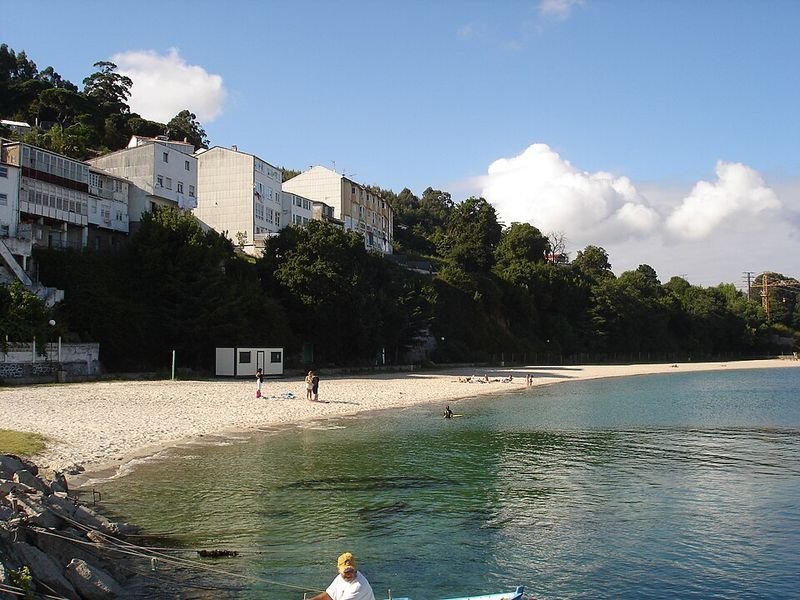 Playa A Graña en Ferrol, A Coruña