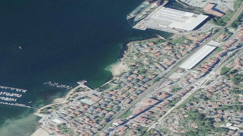 Playa de A Meda en Redondela