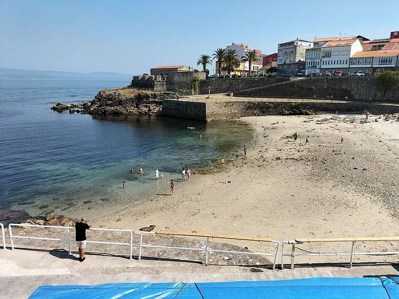 Playa de A Ribeira en Fisterra