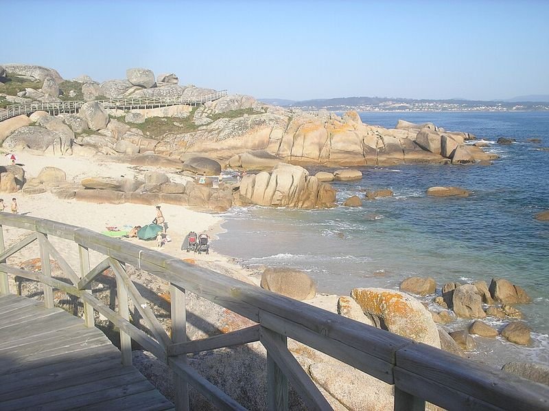 Playa Abelleira en Paderne, A Coruña