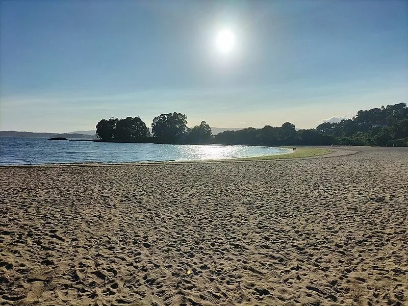 Playa de Agañán en Boiro