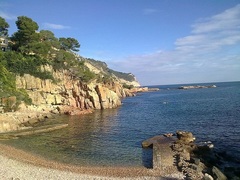 Playa Aiguablava en Begur, Gerona