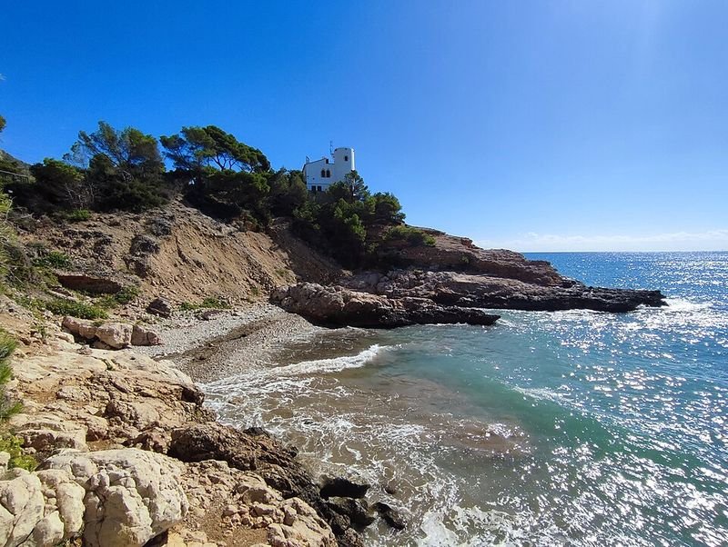 Playa Aiguadolç en Sitges