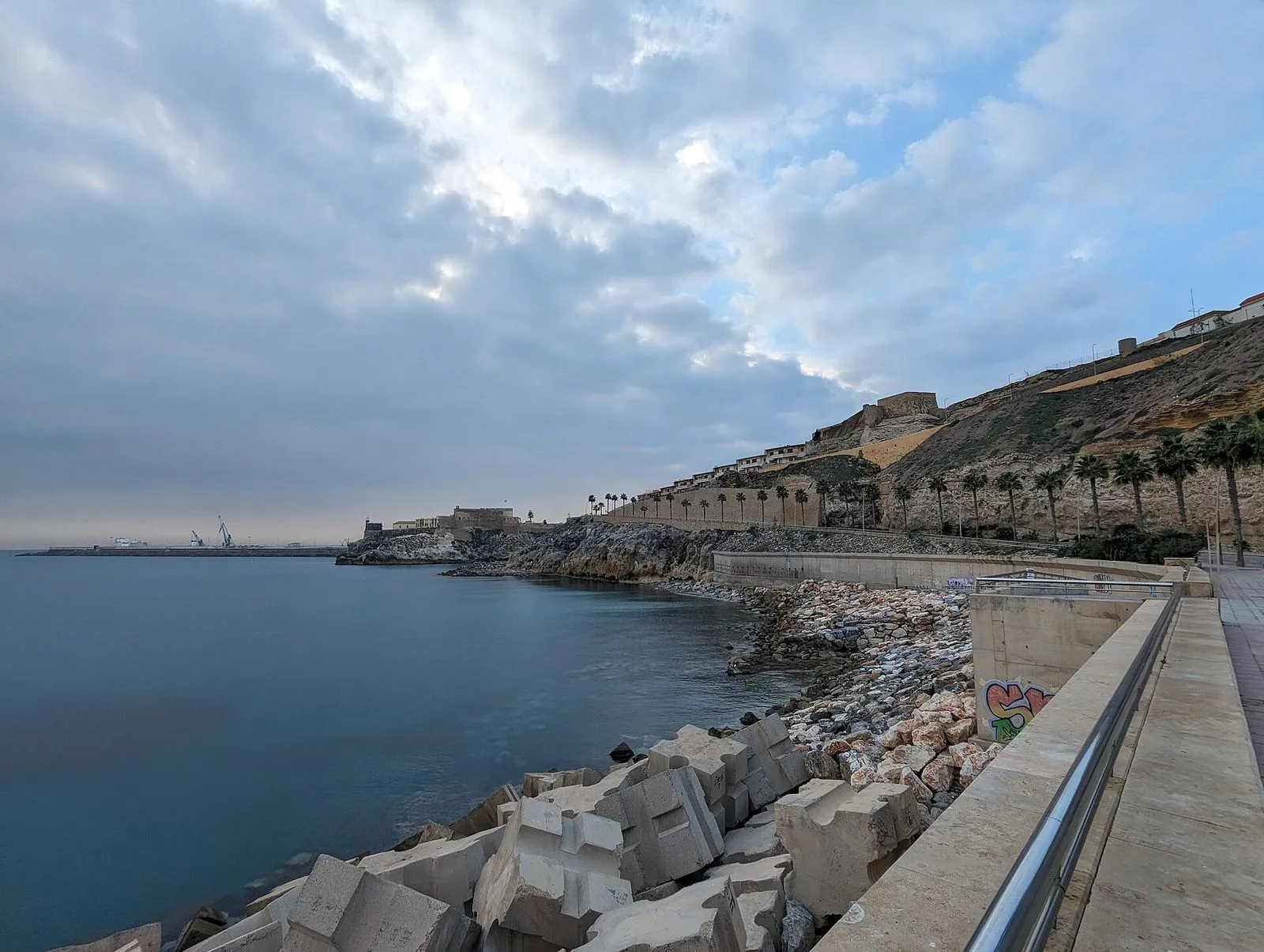 Playa de Alcazaba en Melilla