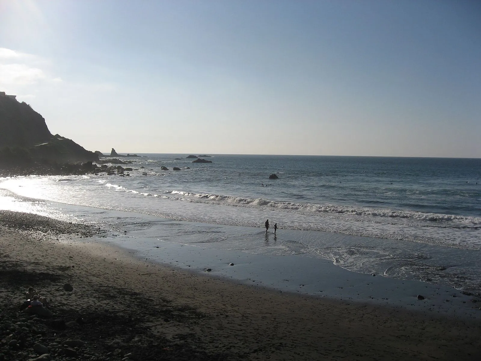 Playa de Almaciga en Santa Cruz de Tenerife