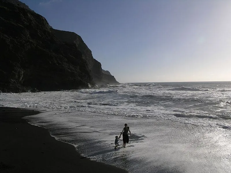 Playa Alojera en Vallehermoso, Santa Cruz de Tenerife — foto 2 de 5