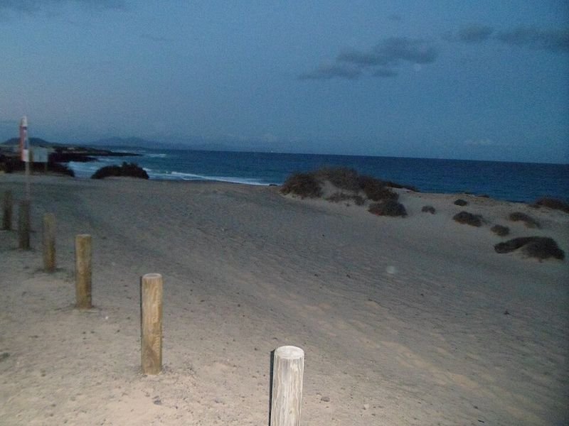 Playa Alzada en La Oliva