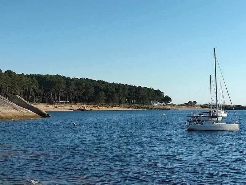 Playa de Area da Secada en A Illa de Arousa