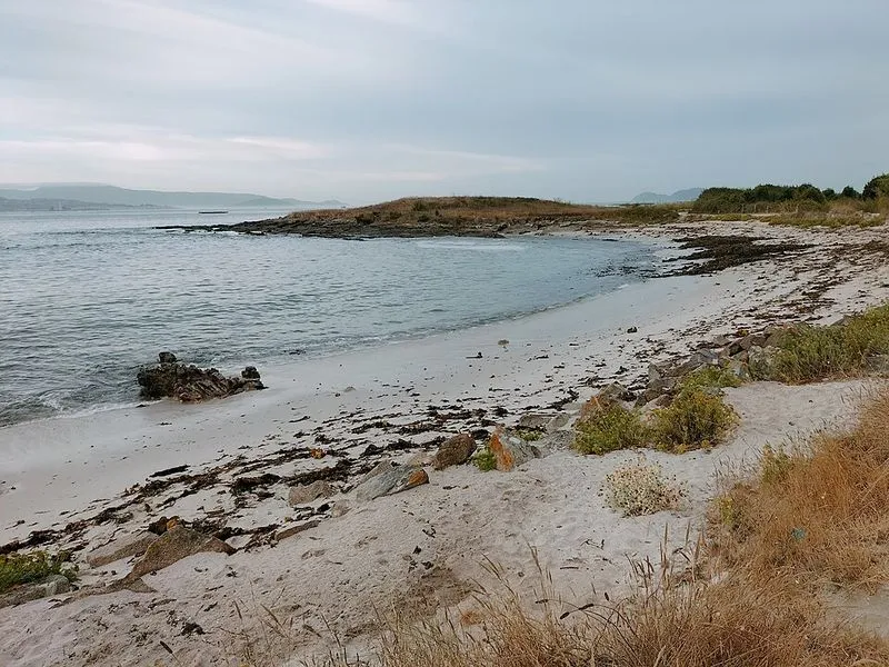 Playa de Areamilla en Cangas