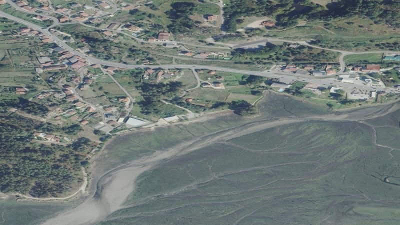 Vista aérea de Areeiro, Vilaboa