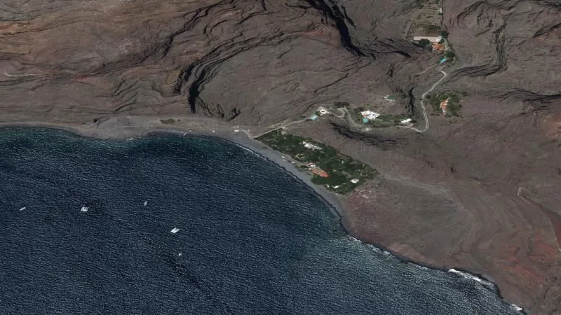 Playa de Argaga en Vallehermoso