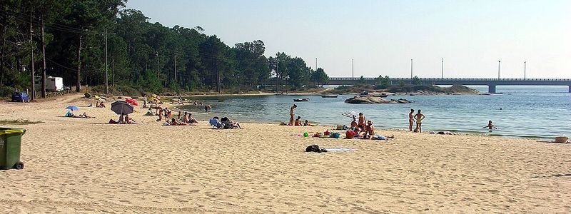 Playa Ariño en Vilanova de Arousa