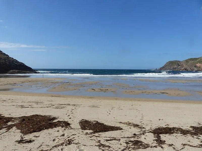 Playa de Arnela en Fisterra