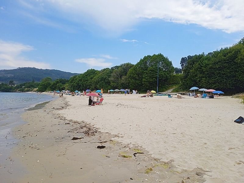 Playa de Arneles en Cangas, Pontevedra
