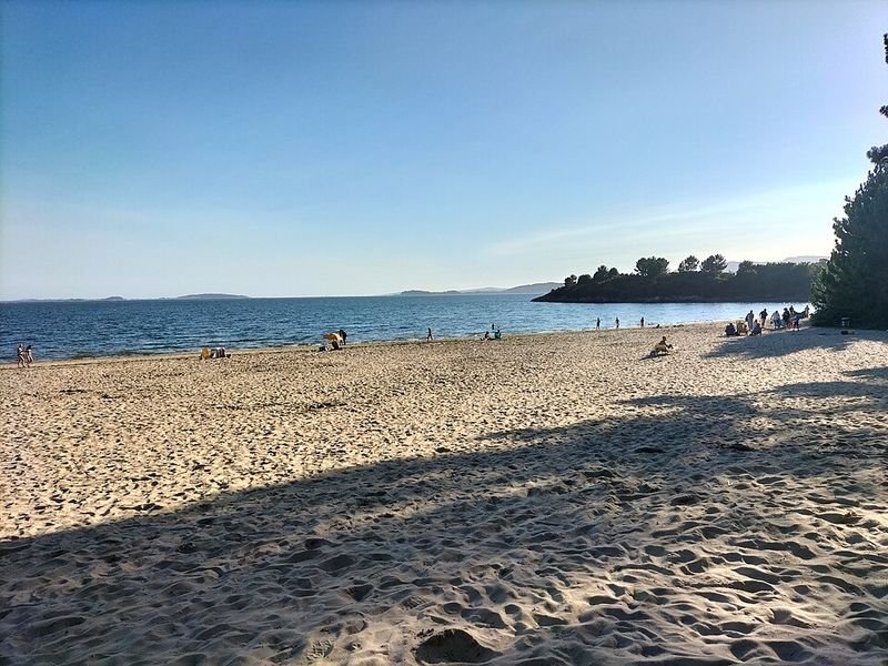 Playa As Cunchas en Rianxo