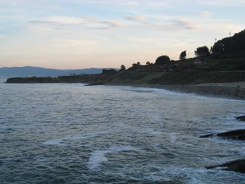 Playa de As Insuas en Foz
