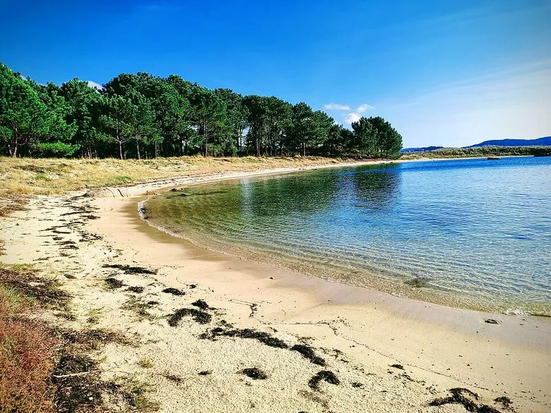 Playa de As Margaritas en A Illa de Arousa