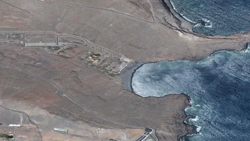 Playa de Avalo en San Sebastián de la Gomera