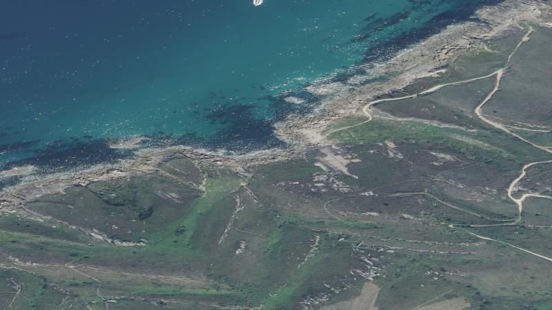 Vista aérea de Azabaratza, Pasaia