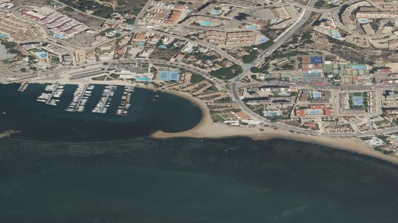 Vista aérea de Bahía de las palmeras, Cartagena