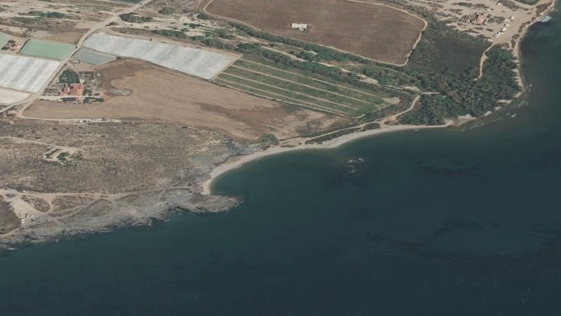 Vista aérea de Ballenato, Mazarrón