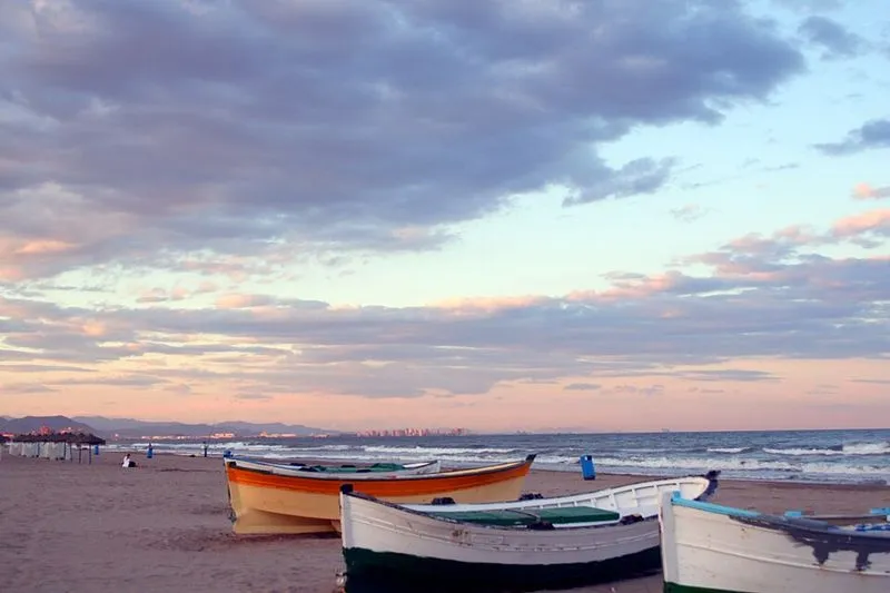 Playa de Cabanyal en Valencia