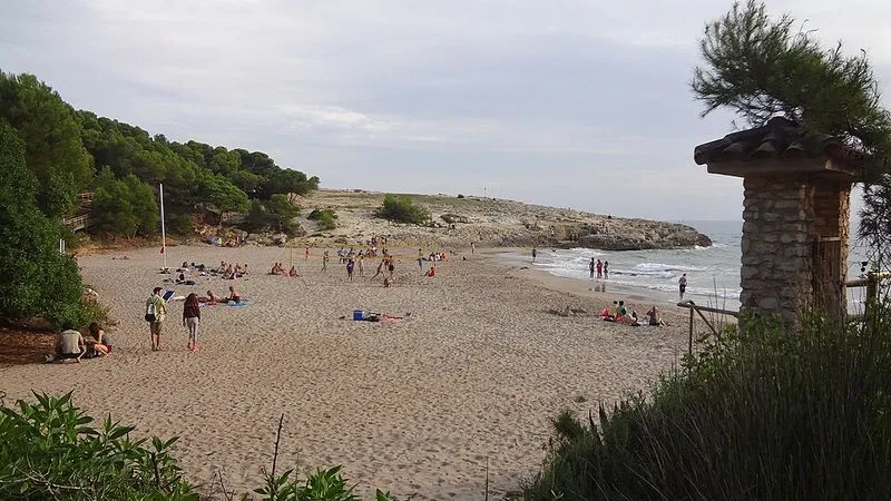 Playa Cala Canyadell en Altafulla, Tarragona — foto 2 de 4