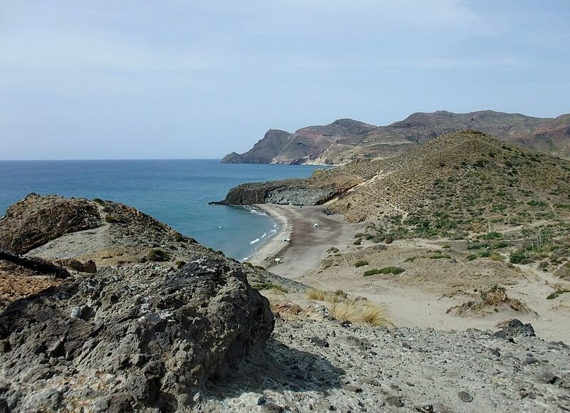 Playa Cala Carbón en Níjar