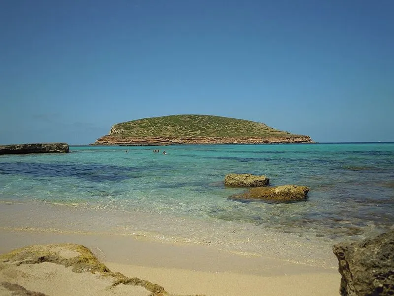 Playa Cala Conta en Sant Josep de sa Talaia, Islas Baleares — foto 7 de 9