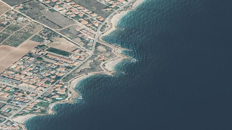Vista aérea de Cala de La Foradada, Vinaròs