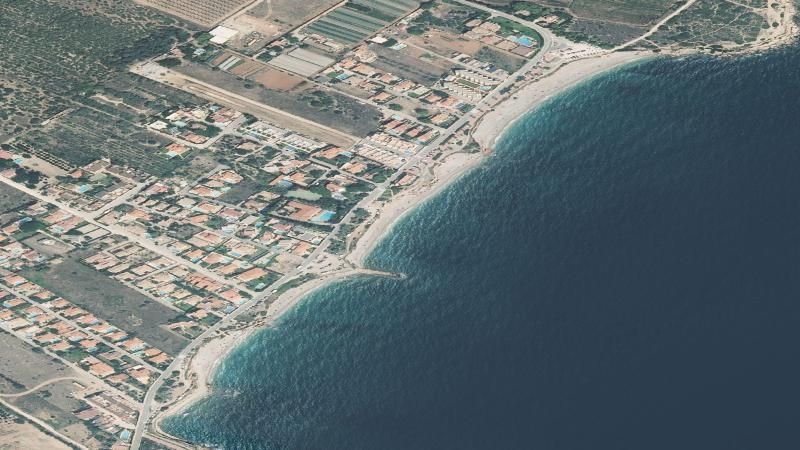 Vista aérea de Cala de les Llanetes, Vinaròs
