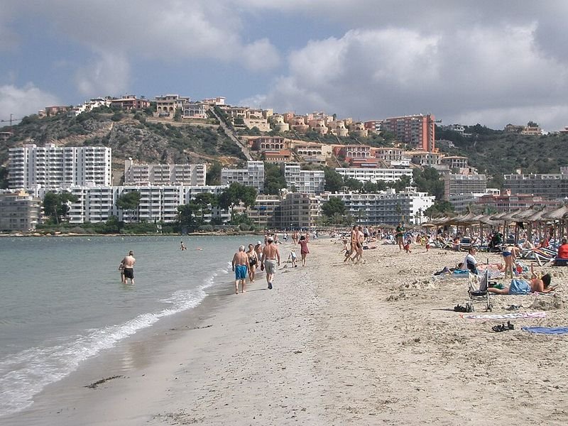 Playa Cala de Santa Ponça en Calvià