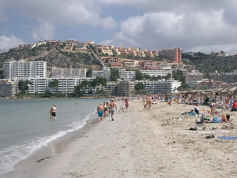 Cala de Santa Ponça en Calvià