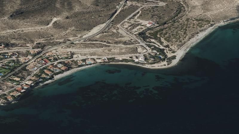 Vista aérea de Cala del Barranco de Aguas, El Campello