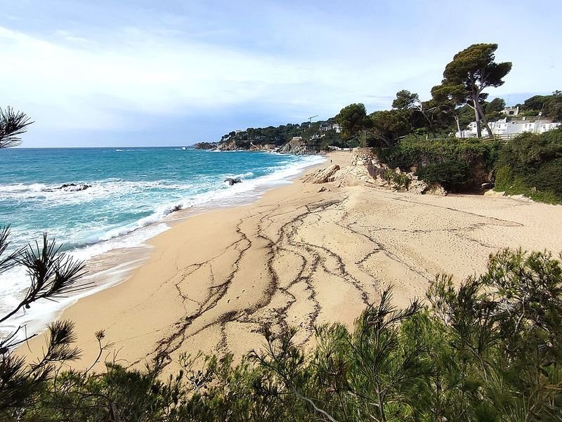 Playa Cala del Forn en Calonge, Gerona