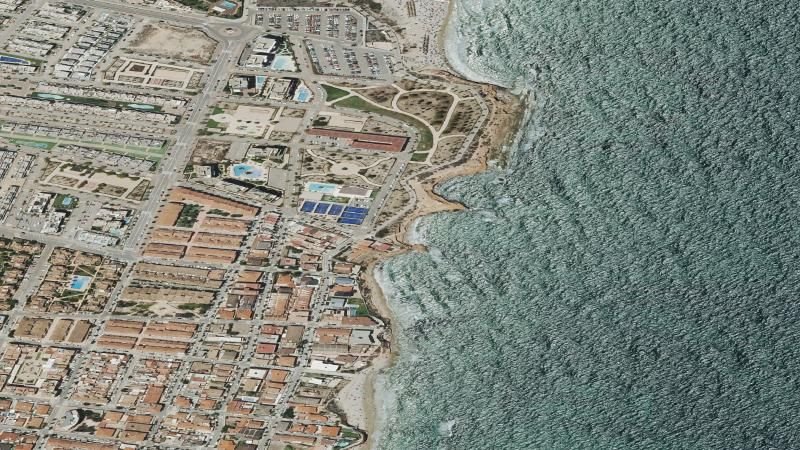 Vista aérea de Cala del Rincón, Pilar de la Horadada