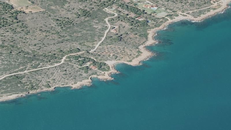 Vista aérea de Cala del Volante, Peníscola/Peñíscola