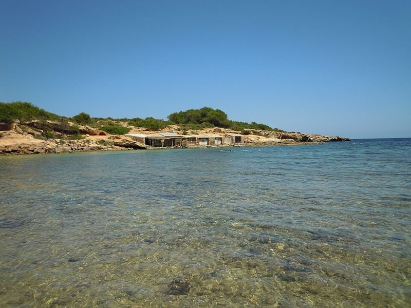 Playa Cala Espart en Santa Eulalia del Río