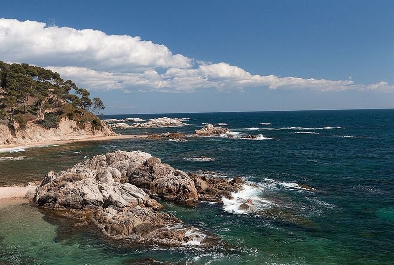 Playa Cala Estreta en Palamós