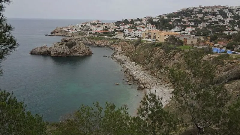Cala Illa Mateua en L'Escala