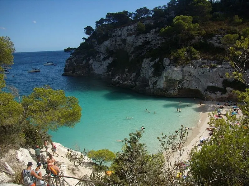 Cala Macarelleta en Ciutadella de Menorca, Islas Baleares — foto 4 de 10