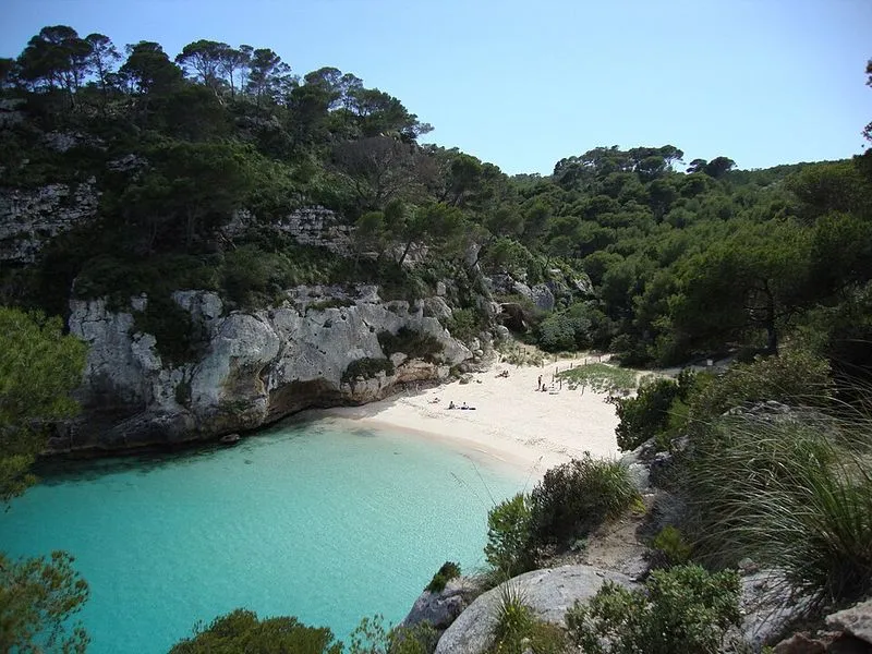 Cala Macarelleta en Ciutadella de Menorca, Islas Baleares — foto 10 de 10