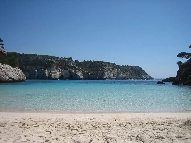 Cala Macarelleta en Ciutadella de Menorca