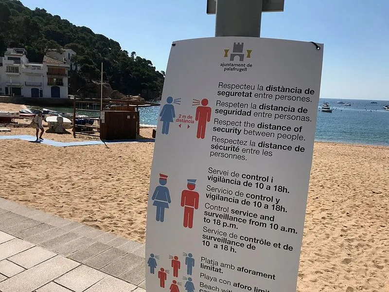 Playa Cala Marquesa en Palafrugell, Gerona — foto 5 de 5