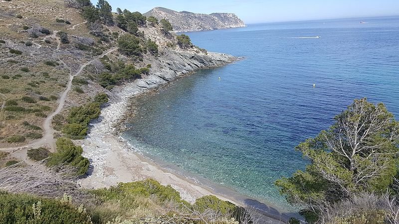 Playa Cala Murtra en Roses, Gerona