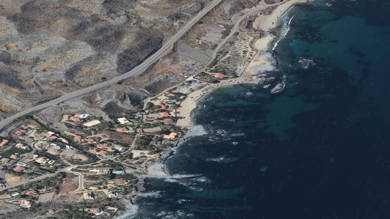 Vista aérea de Cala Panizo, Cuevas del Almanzora
