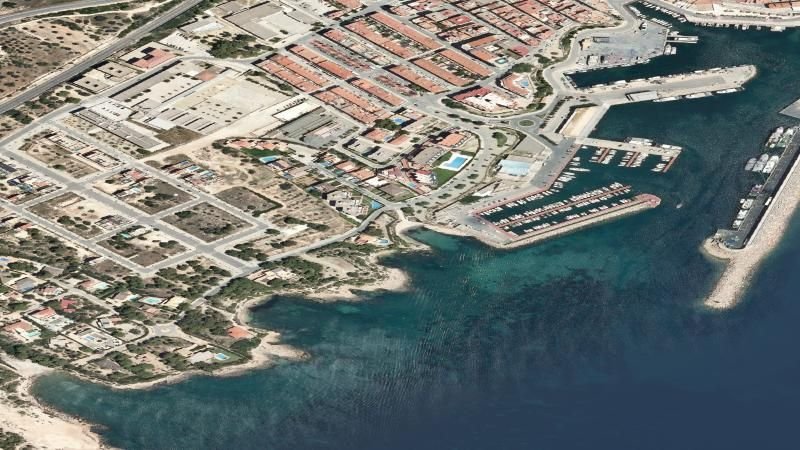 Vista aérea de Cala Pepo en L'Ametlla de Mar, Tarragona