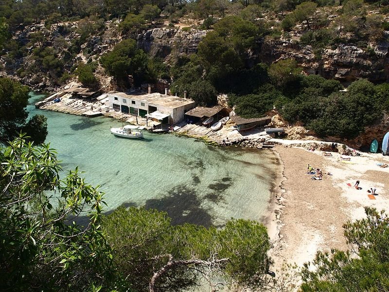 Playa Cala Pi en Llucmajor