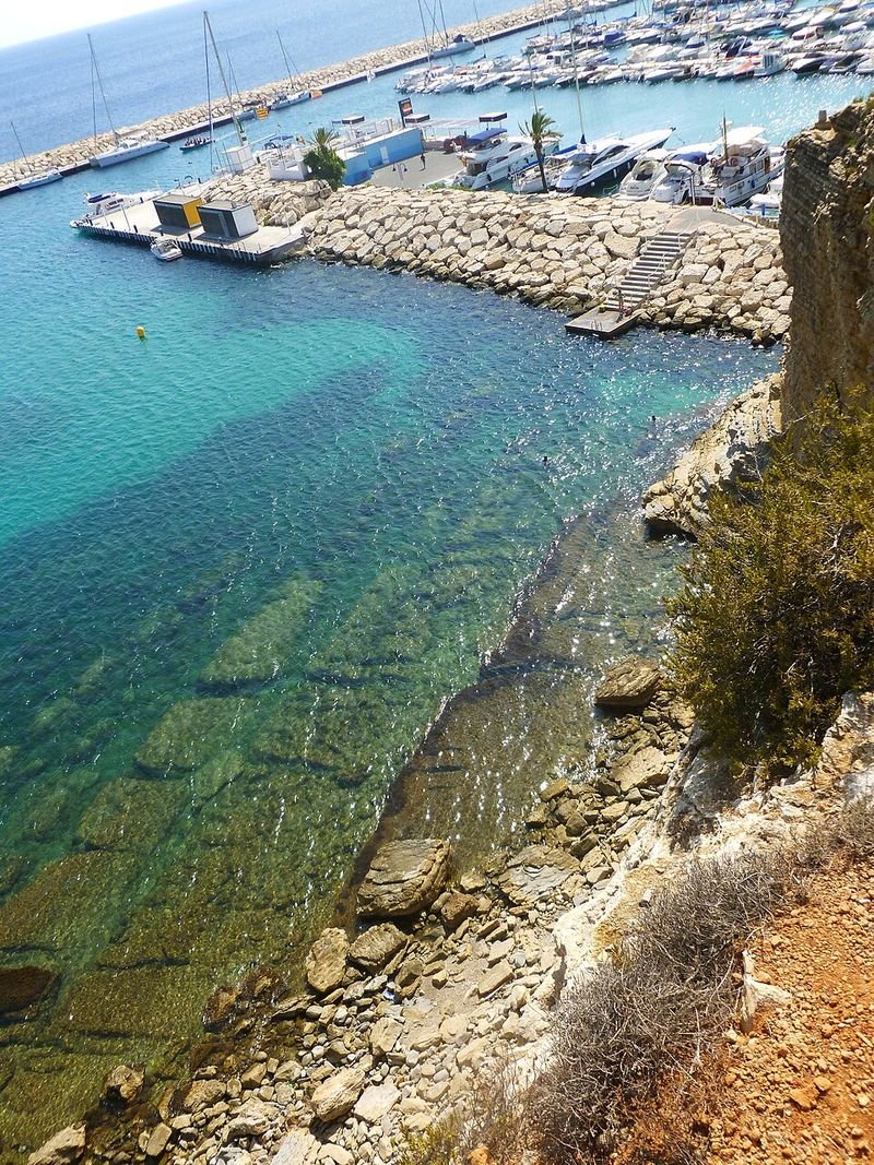 Playa Cala Portitxol en Teulada
